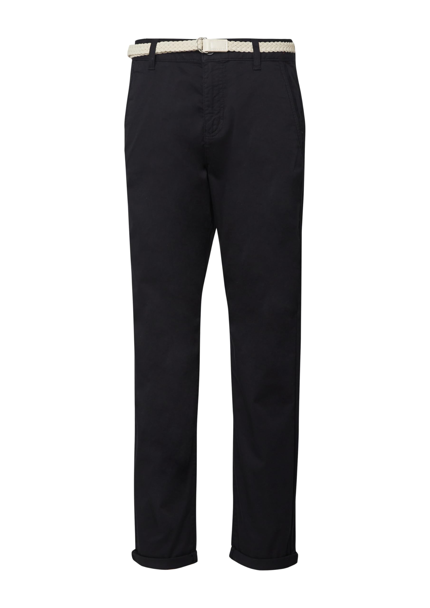 s.Oliver Chino mit geflochtenem Gürtel und Garment Dye