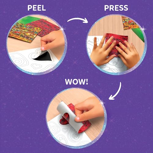 Image of Skillmatics Foil Fun Girl Power, Foil Art & Craft Activity, Gift for Tweens | Mess-Free Activity, 20+ Magnets & 60+ Stickers, Travel, Screen-Free Fun, Party Favor for Kids, Teens (Ages 7-13)