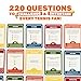 Tennis Trivia Game – 220 Cards to Test Your Knowledge | Fun Gift for Tennis Fans, Players & Coaches