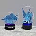 Dream Loom Dinosaur Night Light, 3D Optical Illusion Dinosaur Lamp 16 Colors Change Decor Nightlight with Remote Control for Bedroom, Gift for Kids