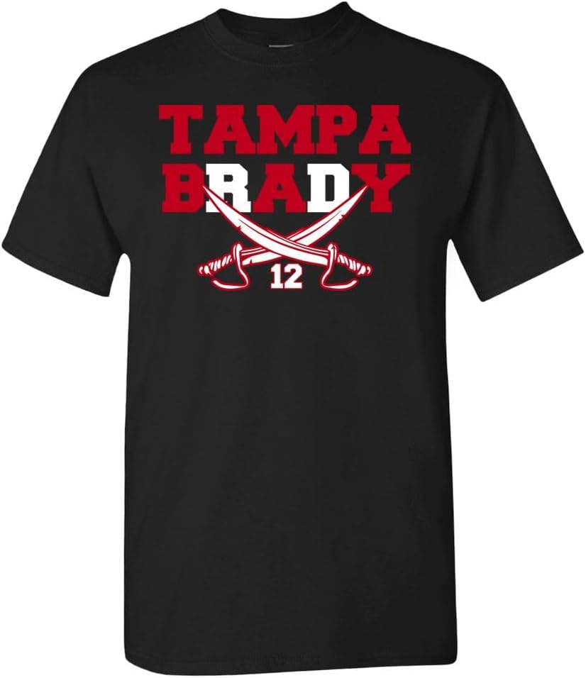 Tampa Bay Brady Style Men's T-Shirt for Football Fans