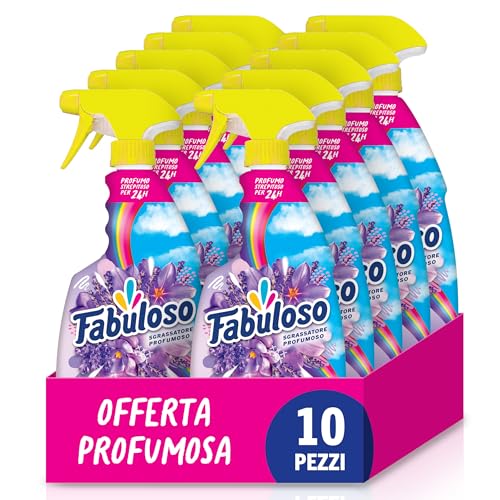 Fabuloso Detersivo Spray Sgrassatore Lavanda 600ml | Detergente Multiuso | 100% Superpotente Multisuperficie | 24 Ore di Profumo | Formula Biodegradabile al 97% | 99% Ingredienti di Origine Naturale*