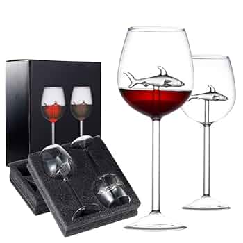 赤い海馬装飾グラス 赤い海馬装飾グラス カラーアクセント 赤ワイングラスセット