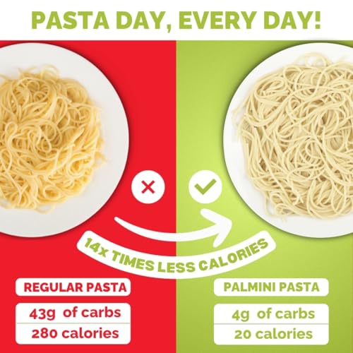 Palmini VARIETY PACK - Linguine | Angel Hair | Lasagne | Reis | Püree | - 340 g (5 Packung)