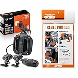 【レブル1100(21-22)専用セット】デイトナ(Daytona) Mio(ミオ) バイク用 ドライブレコーダー 前後2カメラ 駐車監視 200万画素 microSD 64GB付属 フルHD 防水 防塵 LED信号 Gセンサー GPS MiVue M820WD 40860 車種専用ステー・電源取り出しハーネス・取り付けキットセット