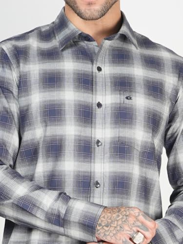 Image of Allen Cooper Checks Shirts for Men - 100% Cotton Comfort Fit Casual and Formal Shirt - Breathable, Soft, Classic Style (Multiple Colors)
