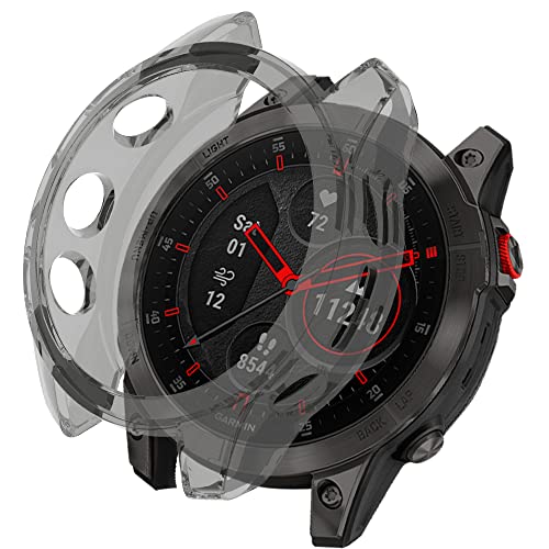 Cover Compatibile con Garmin Epix Gen 2 Morbida Pellicola Protettiva Custodia Resistente AntiGraffio Case per Epix Gen 2 tpu nero