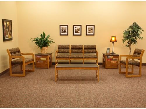 Wooden Mallet Valley - Sofá de dos asientos, caoba