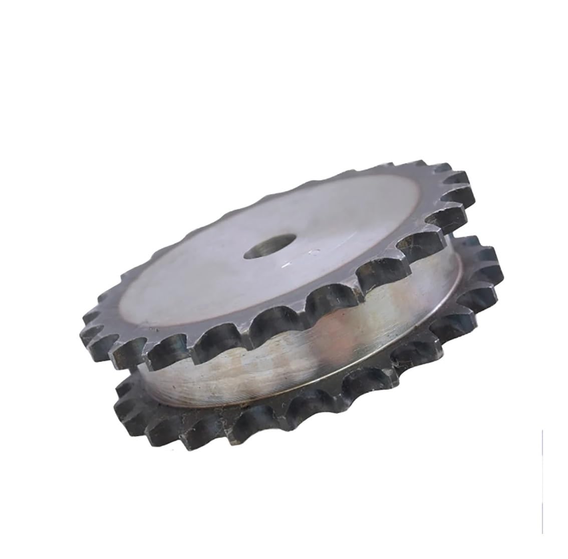 Pignon à rouleaux, Pignon de chaîne à rouleaux dents 10-26 08B Double rangée 45# acier alésage 12mm-18mm