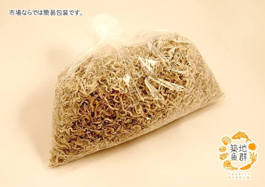 Amazon | 築地魚群 ちりめんじゃこ 国産 300g | 築地魚群