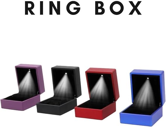 Ring Box Creative engagement ring pendant boxes Ring Storage Box Jewelry Display Gift case Packaging Showcase Boxes Jewellery Box(2S9011-PL)