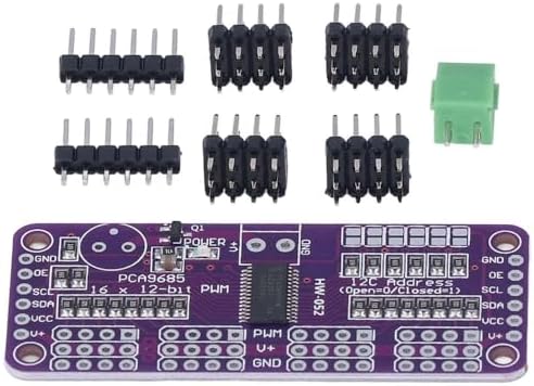 PCA9685 서보 모터 드라이버 16채널 12비트 IIC PWM 컨트롤러 모듈 DIY 로봇용(PCA9685) — 사진 3