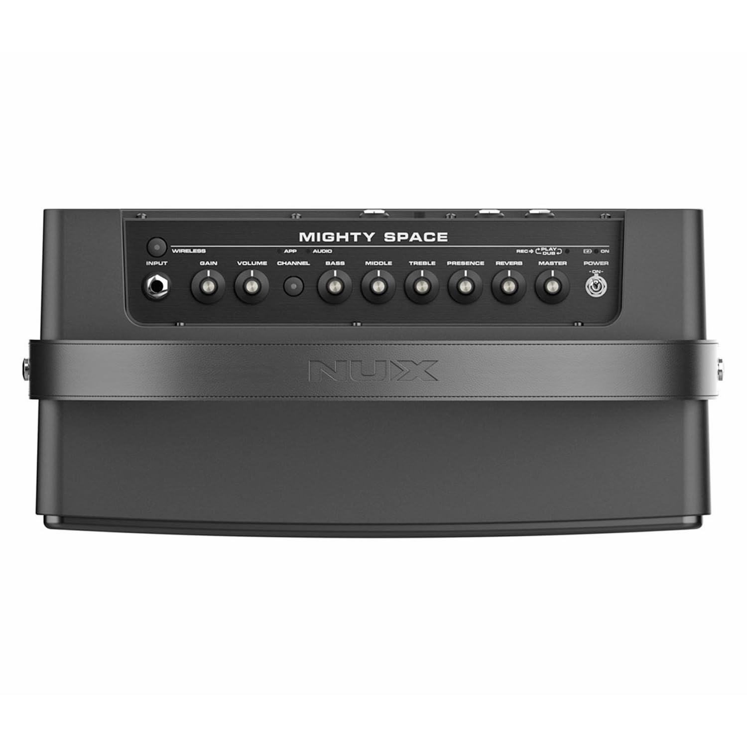 Nux Mighty Space Drahtloser Modeling Verstärker für Gitarre und Bass + keepdrum Klinkenkabel