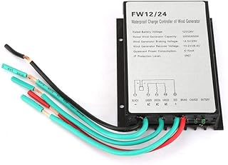 Controlador de turbina eólica 12V 24V, controlador de gerador de vento à prova d'água, nível de proteção à prova d'água acima de Ip67, controla o vento e carga da bateria