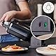 ZEEGMA GOFREE CHEF PRO Waffeleisen, hohe Leistung 1200 Watt, für belgische Waffeln, doppelt, vertikal, Antihaftbeschichtung, Temperaturkontrolle, Bereitschaftsanzeige, dicke Waffeln