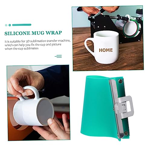 Moule silicone sublimation pour tasse 340 ml lot de 2 fixations faciles - 3