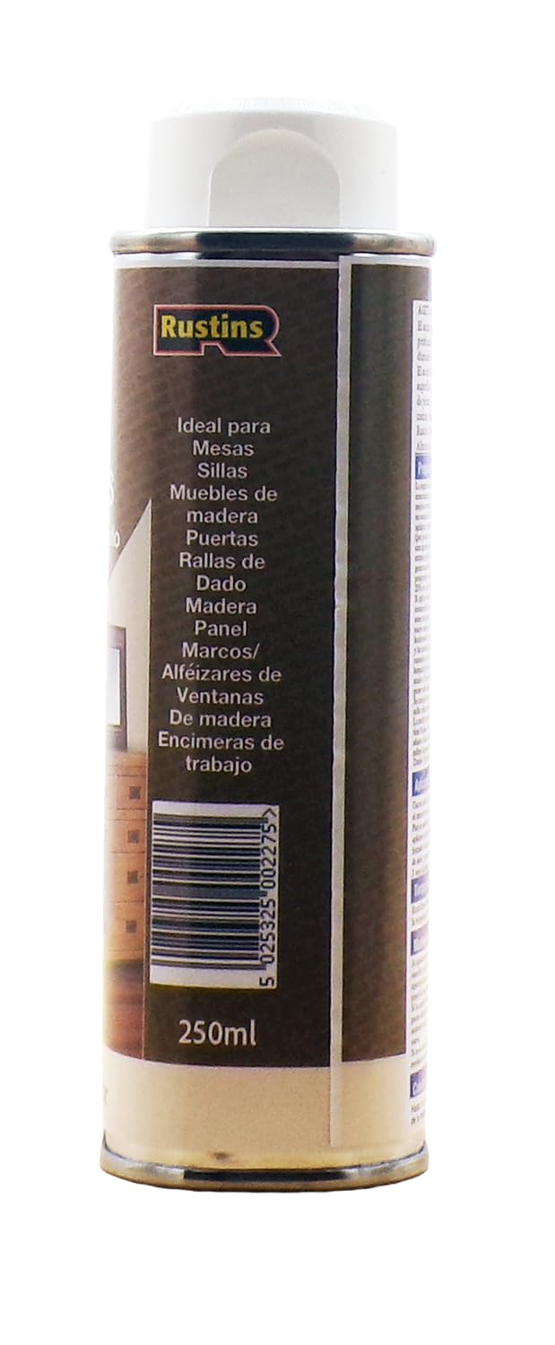 Rustin's Aceite danés para todo tipo de madera interior y exterior - Claro - 250ml - DANO250FR