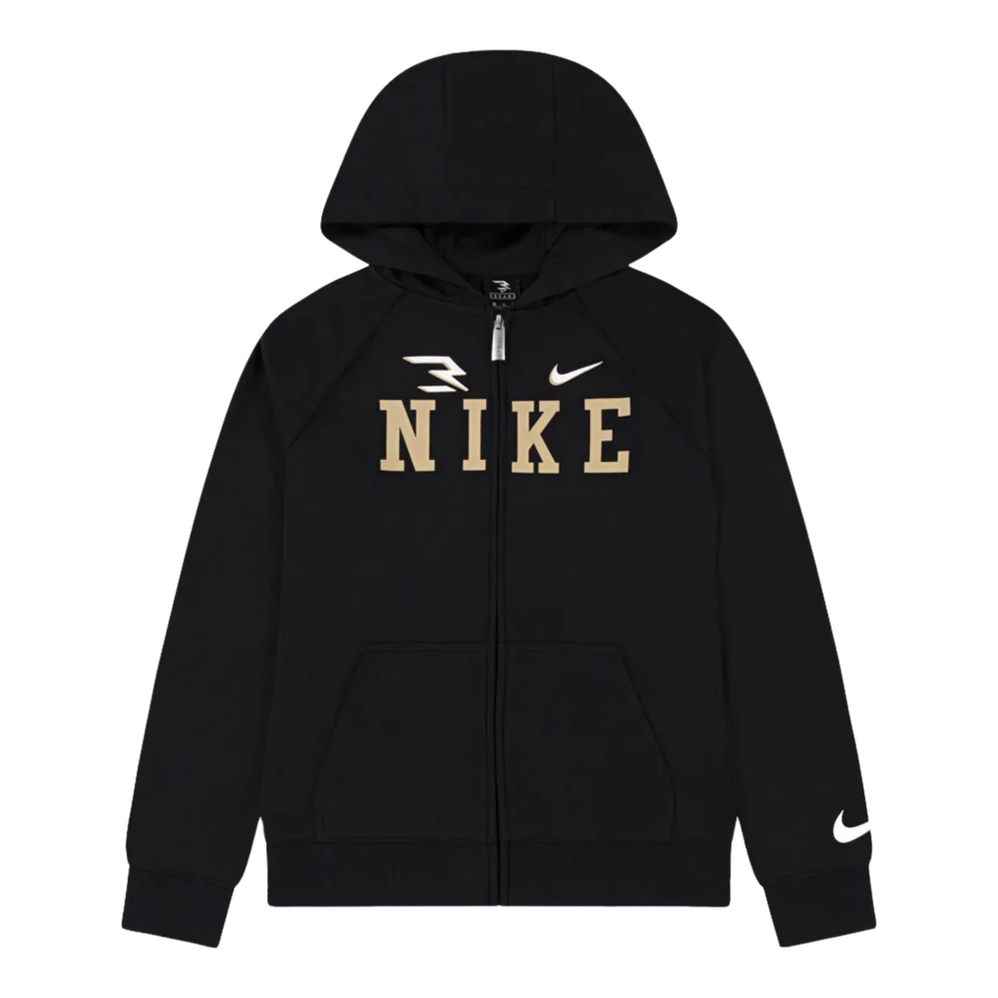 NIKE 3Brand Felpa da Ragazzi con Cappuccio e Zip Collegiate