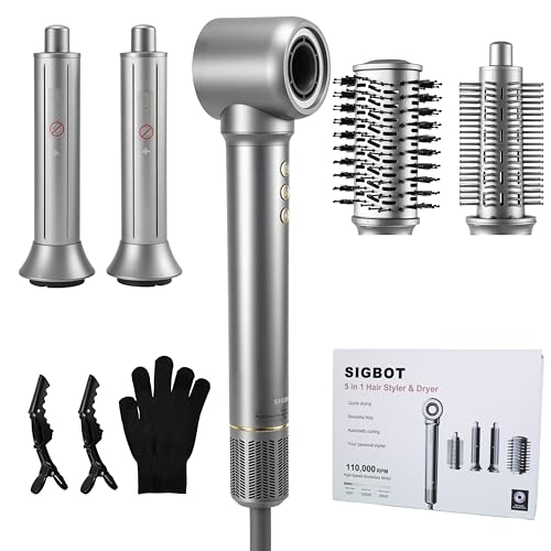 5 in 1 Hair Dryer Brush Set，Professional Blow Dryer Brush,High-Sp...