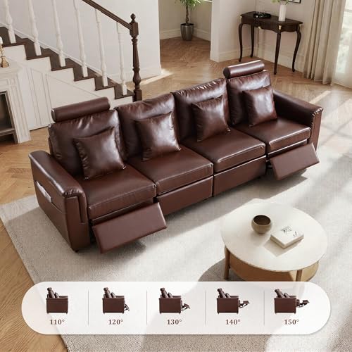 Luxury Leather Sectional Couch Modern
