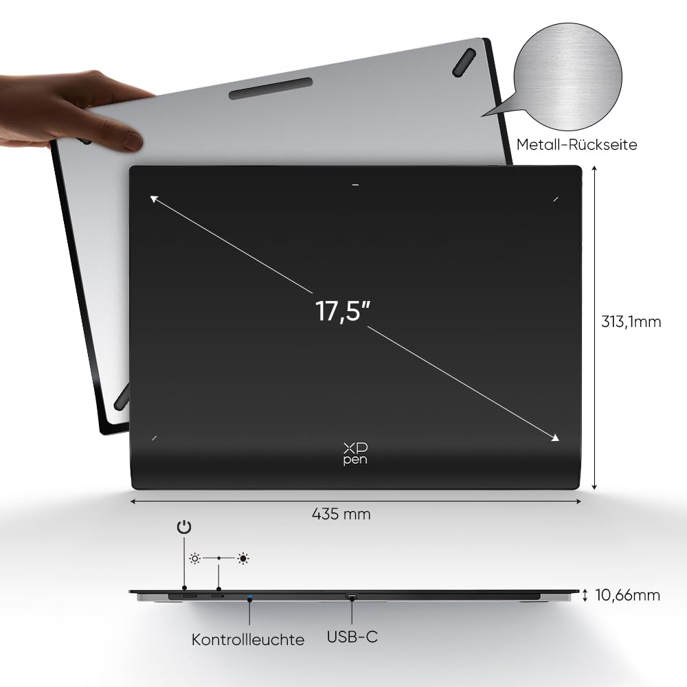 XPPen Deco Pro LW (Gen 2) Tavoletta grafica Bluetooth da 11x7