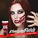 Realistic Fake Blood - Face and Body Paint - Pretend Costume and Dress Up Makeup by Splashes & Spills - New & Improved Formula! (10ml)