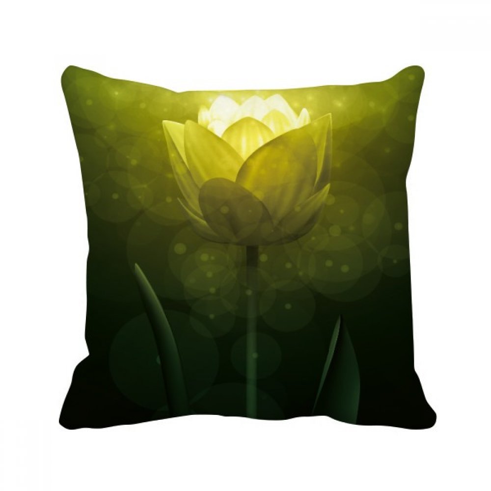 Coussin tulipe verdure plante 40x40cm, le cadeau déco idéal pour le salon