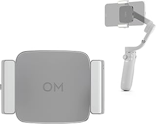 Original OM Fill Light Phone Clamp for DJI Osmo Mobile 6/ Osmo Mobile SE/ OM 5/OM 4/ SE (with Adjustable Brightness and Color)