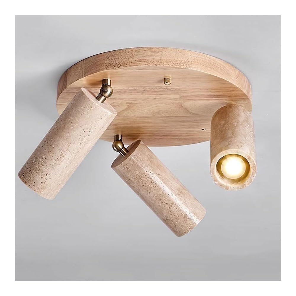 TONFON Modern Home Decoration Ceiling Lamp Yellow Travertine Ceiling Light Semi Flush Mount Farmhouse Ceiling Light Fixture for Hallway Balcony Entryway Foyer Stairwell Aisle Loft Restaurant