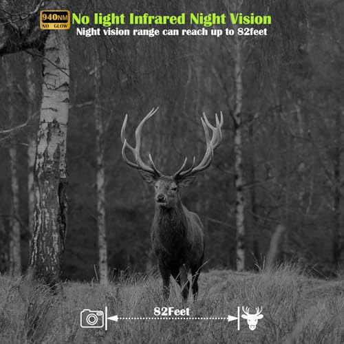 Trail Camera 2 Packs,Cellular Trail Camera Built-in 4G LTE SIM Card,5W Solar Powered,IP65 Waterproof, 2.7K Live View 4G Game Camera,Night Vision Motion Activated,0.2s Trigger Speed - Image 6
