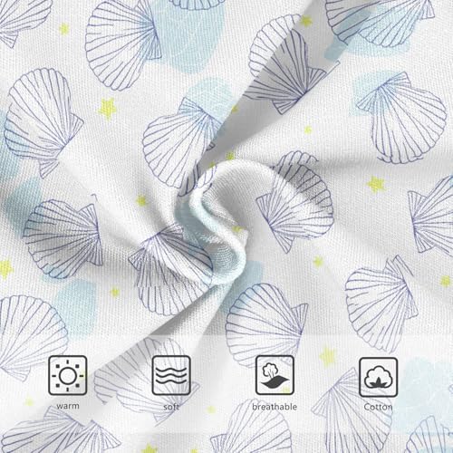 Girls' Underwear Scallop Star Cotton Stretch Comfort Toddler Panties3