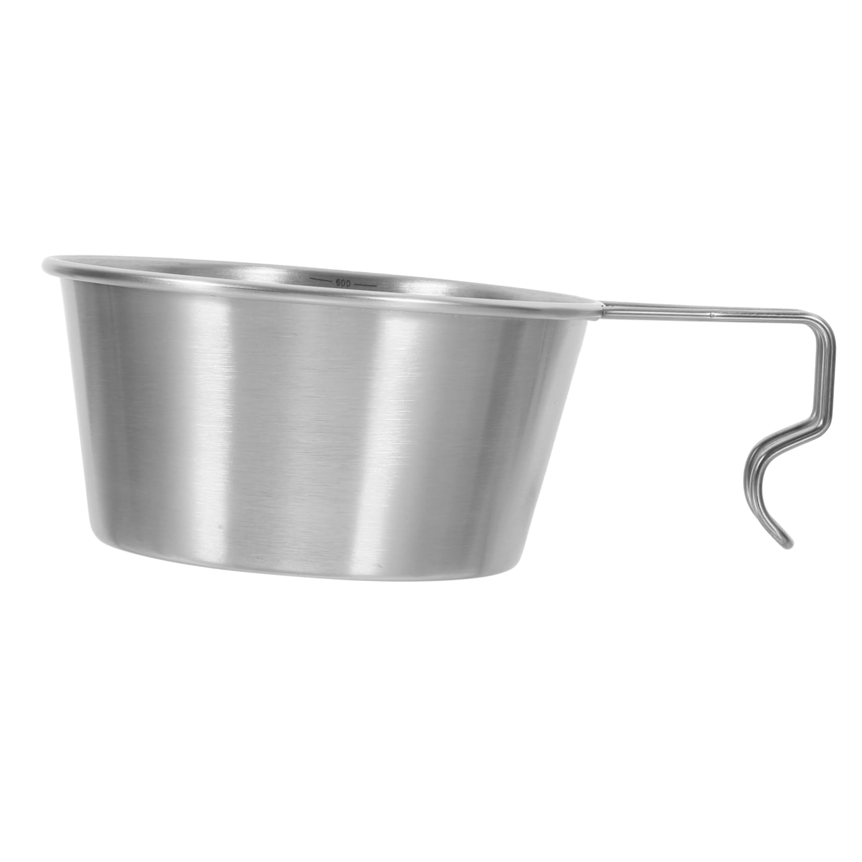 Gogogmee Outdoor Picnic Bowl Strong Handle Stainless Steel Soup Bowl for Camping and Cooking