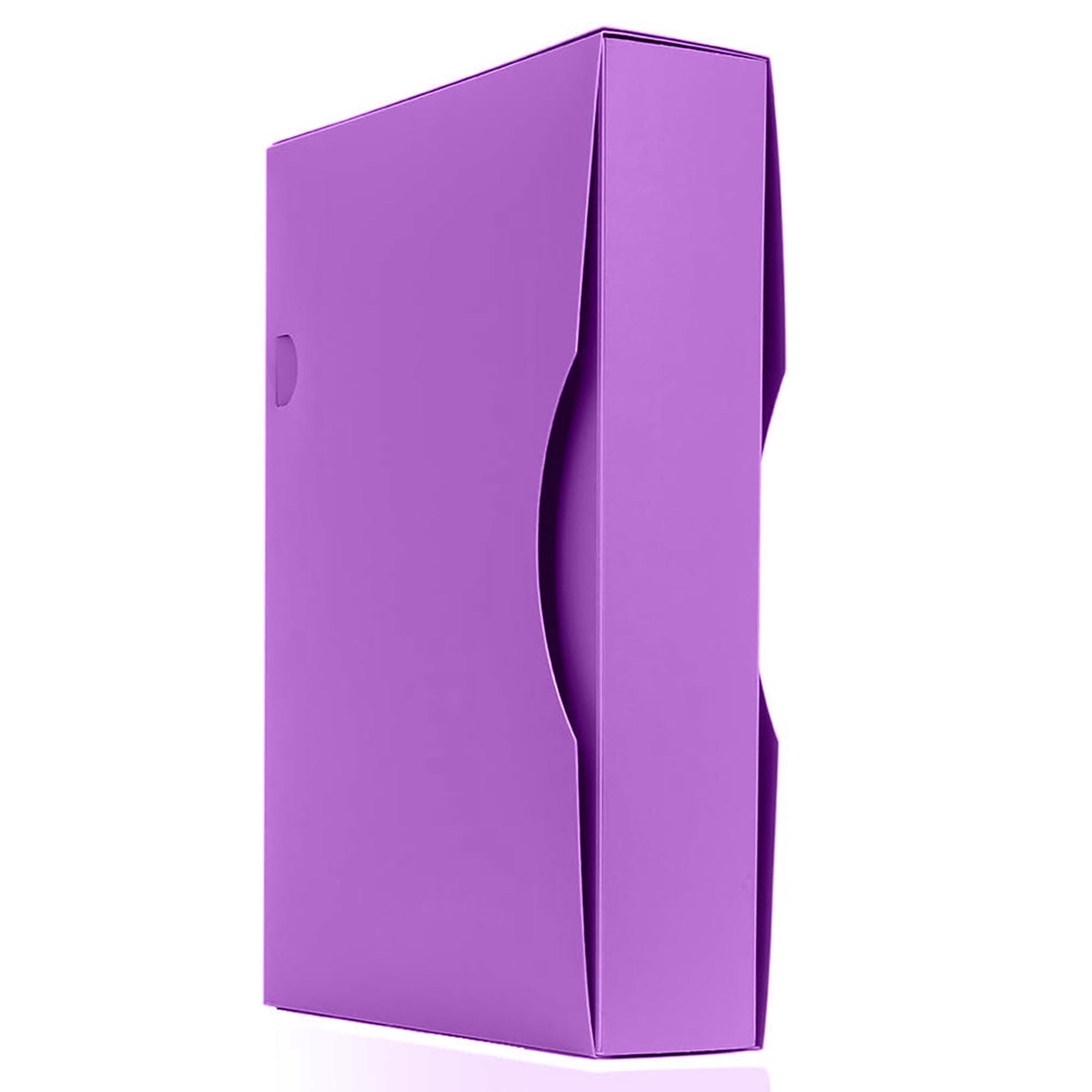 Arpan A4 Presentation Display Book, File Folder with 150 Pockets 300/Sides, Storage Case Portfolio Folder with Plastic Sleeves, Poly Pocket (Purple, 1)