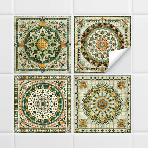 RUANSTEC 10-Pack Peel and Stick Wall Tiles,Self-Adhesive Backsplash Wall Panel,7.87x7.87 Inch,for Kitchen, Bathroom, Apartment, Rental