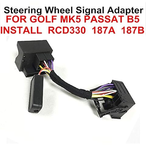 RCD330,510 Multifunctional Wheel Control Adapter Cable For VW GOLF POLO PASSAT for VW GOLF POLO CADDY PASSAT SHARAN Cover