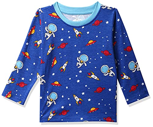Image of MINITATU Baby-Boy's Animal Print Regular Fit T-Shirt