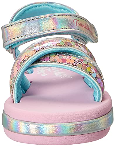 Skechers Skechers Kids Twinkle Toes, 314895N_SMLT, Sunshines-Confetti Splash, 5 Silver/Multi
