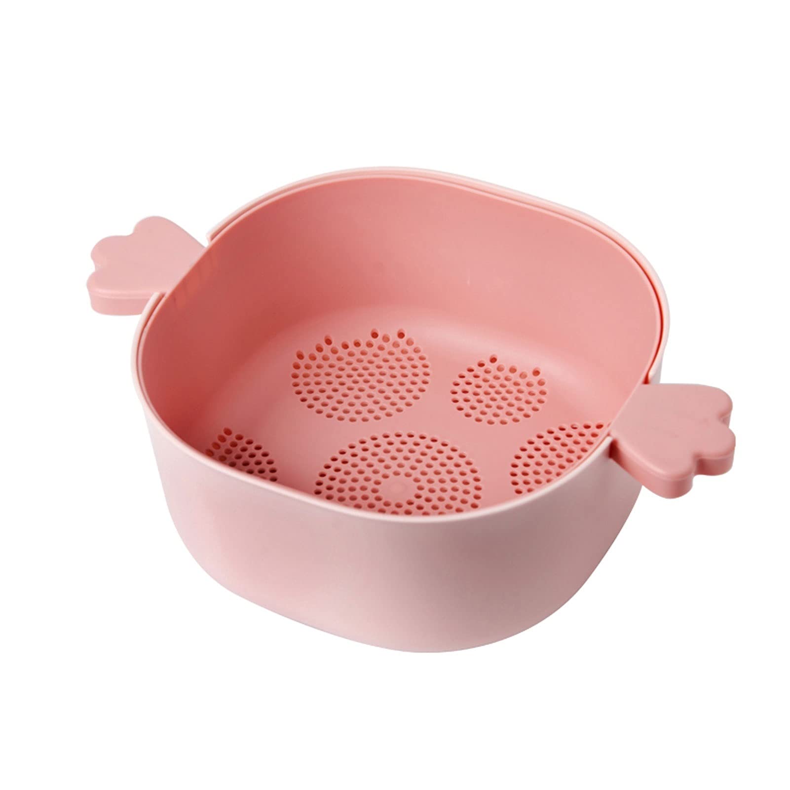Colador, colador, colador, colador, colador, colador, colador, cesta de drenaje 2 en 1, colador de plástico, cesta de drenaje de cocina for lavar arroz y fregadero de verduras, cesta de almacenamiento
