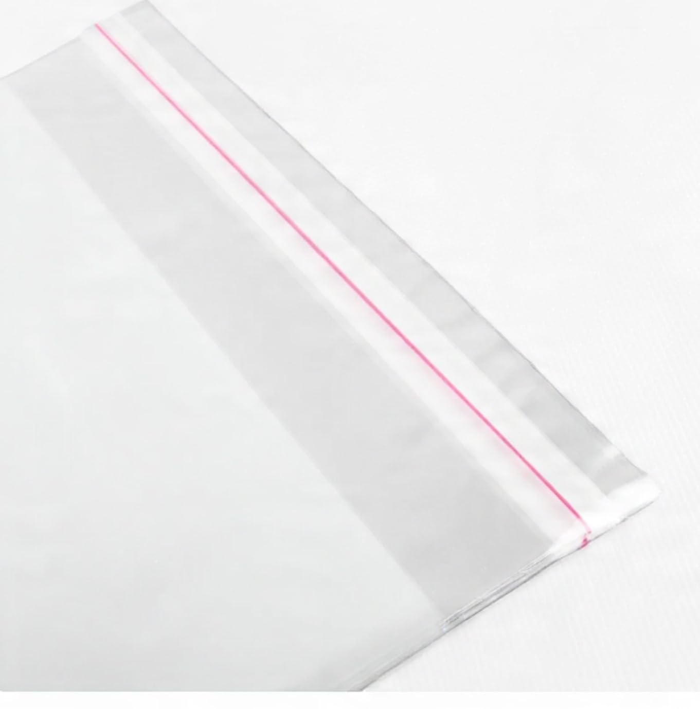 Kendinden Yapışkanlı Şeffaf Jelatin Poşet 100 Adet 20x25 Cm – Yapışkan Bantlı Saydam Ambalaj Paketleme – Kargo, Evrak, Tekstil, Aksesuar Düğün Kına Hediye İçin (20x25)