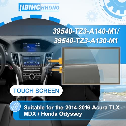 Image of 7 Inches Touch Screen for Acura TLX 2015-2017 MDX 2014-2016, Honda Odyssey 2014-2016 Car Touch Screen Glass Replacement 39540-TZ3-A140-M1 39540-TZ3-A130-M1 Display GPS Digitizer with Repair Tools