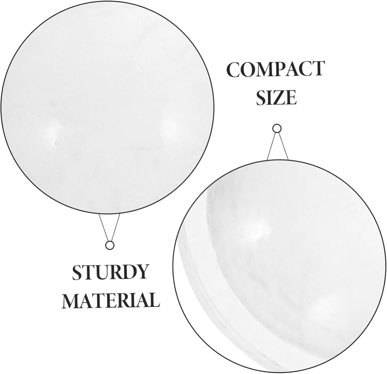 Ciieeo 5pcs Magnifying Lens Convex Lens for Flashlight Science Teaching Tool Optical Performance Durability