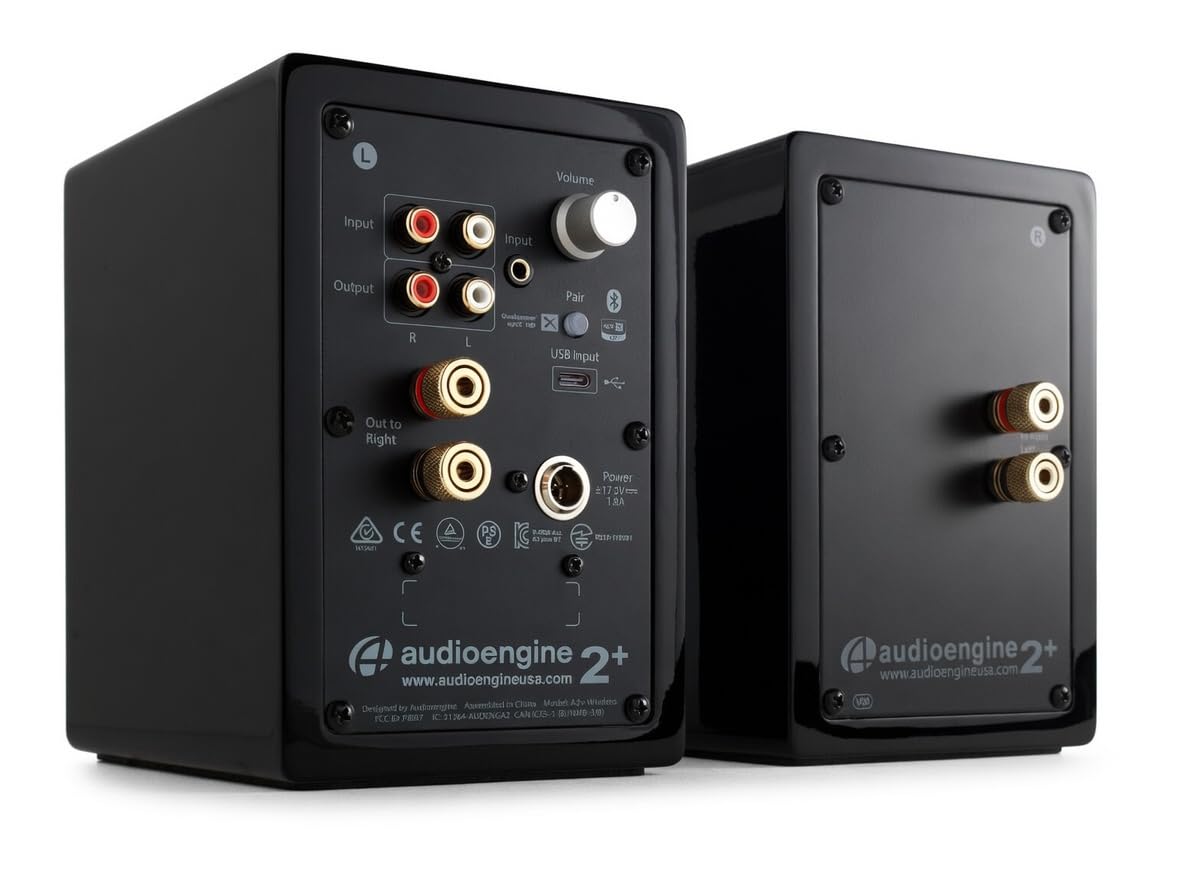 Amazon.com: Audioengine A2 Bluetooth Desktop Speakers, Compact