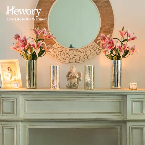 Vases cylindriques en verre pour centres de table de mariage et cadeaux d'invités