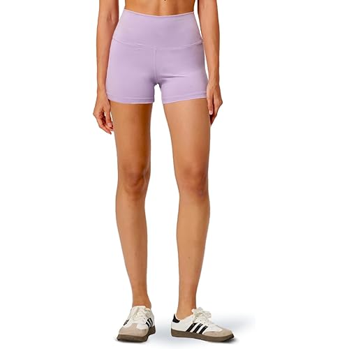 Women's High Waisted Biker Shorts, 4"/ 6" Black Gym Athletic Workout Yoga Shorts for Women