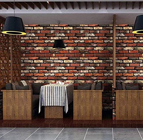 Image of SARVATRAY Kitchen backsplash Wallpaper Stickers Kitchen, backsplash Wall Tile Sticker, foil Paper for Kitchen Wall (3 M Brick B)