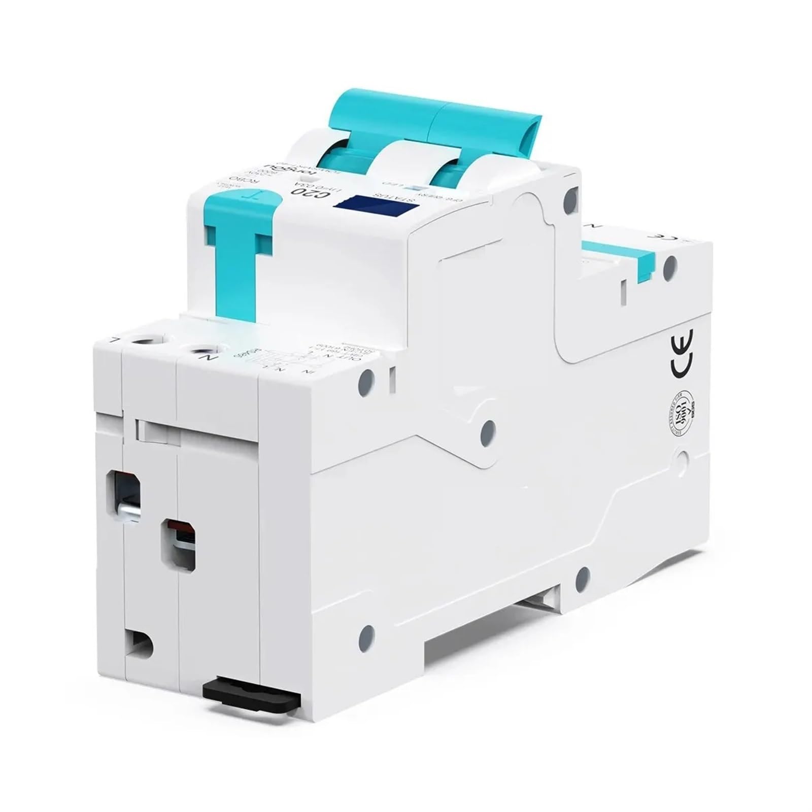 Interruttore automatico differenziale intelligente regolabile LED WIFI con protezione da sovracorrente e perdite (Size : 20A-40A)