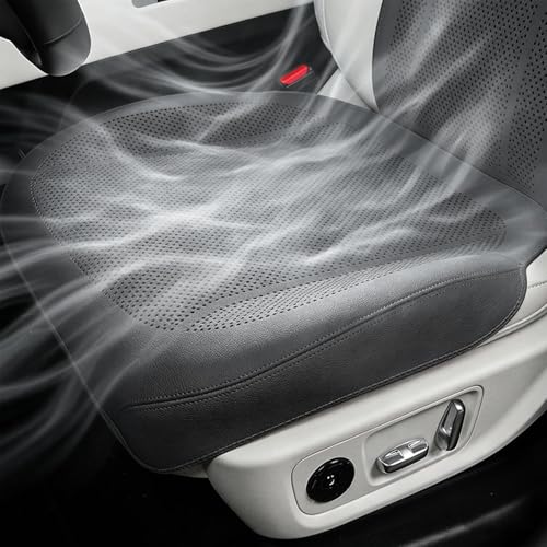 Rafraîchisseur de siège auto confortable et coussin en cuir ventilé pour véhicule