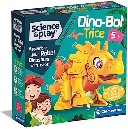 Clementoni - Dino BOT Triceratops, Set de Ro...