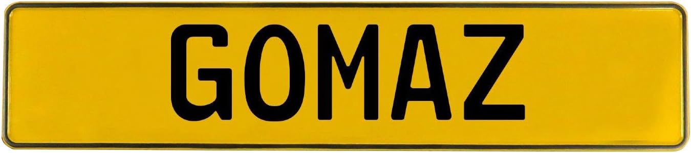 Vintage Parts 652034 Wall Art (Yellow Stamped Aluminum Street Sign Mancave Gomaz)