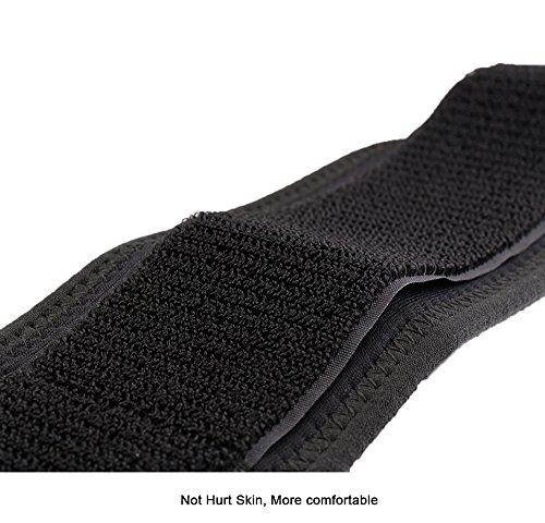 Socko 2 Pcs 1436 Adjustable Classic Sports Gym Elastic Stretchy Wrist Joint Brace Support Wrap Band - Black One Size #TOP6